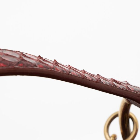 Chanel Chevron Calfskin Python Chic Small Shopping Tote - Picture 16 of 16